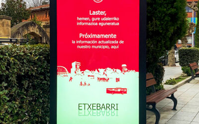 Merkataritza guneetan seinaletika espezifiko bat instalatzea