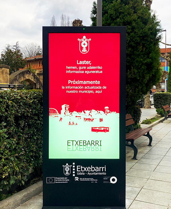 Instalación de una señalética específica en las zonas comerciales